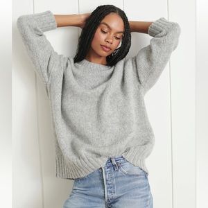 Jenni Kayne Alpaca Cocoon Crewneck - XXS